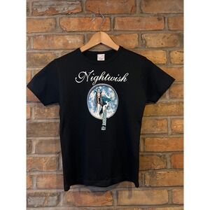 Vintage 2005 Nightwish Tarja Turunen Band T-Shirt Black Fan Shirt Razamataz S/M
